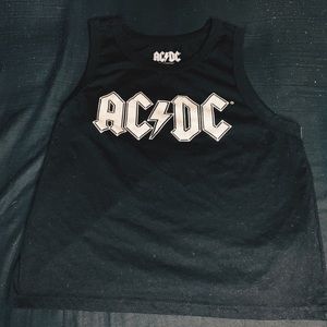 ACDC Cropped Tank Top